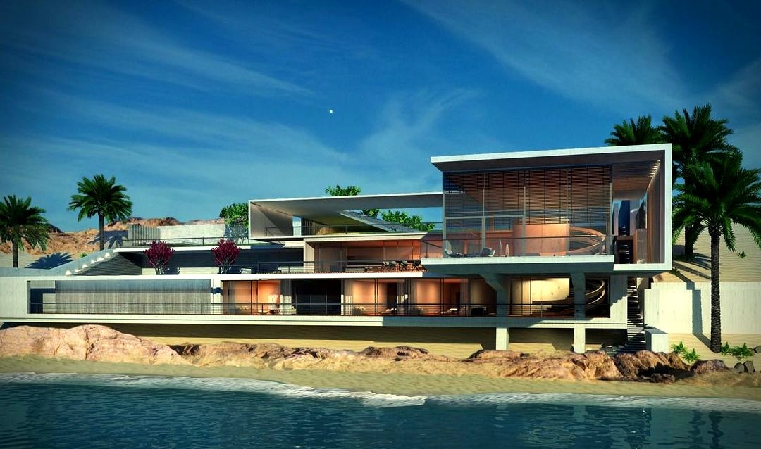 Modern Luxury Mansion on The Water