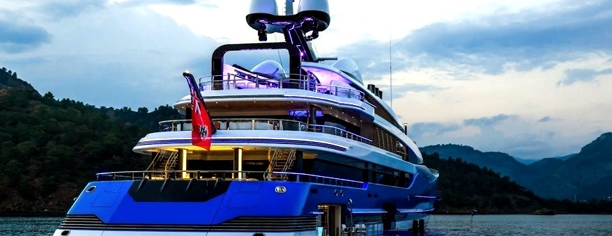 Super Yacht On The Water