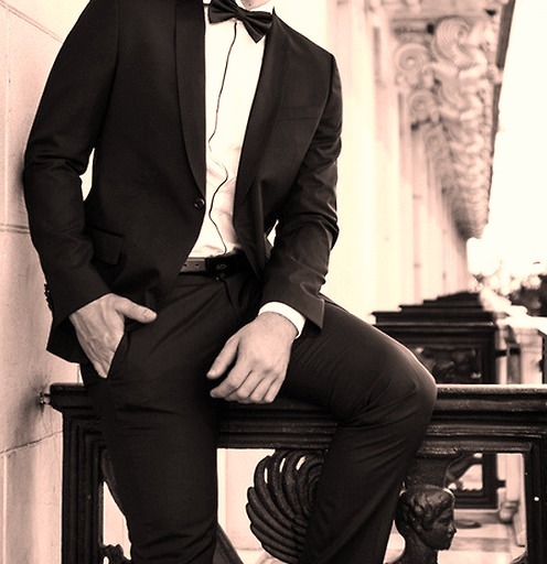 Stylish, Black And White, Men With Style, Suit And Bow, Fashion