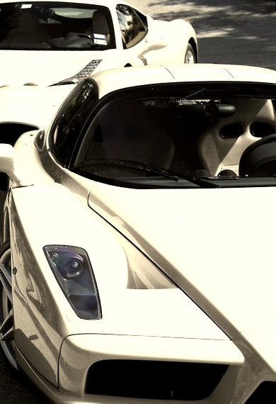Sports Car, White Ferrari, Luxury Life, Super Rich, White